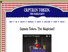 Tablet Screenshot of captaintoken.com